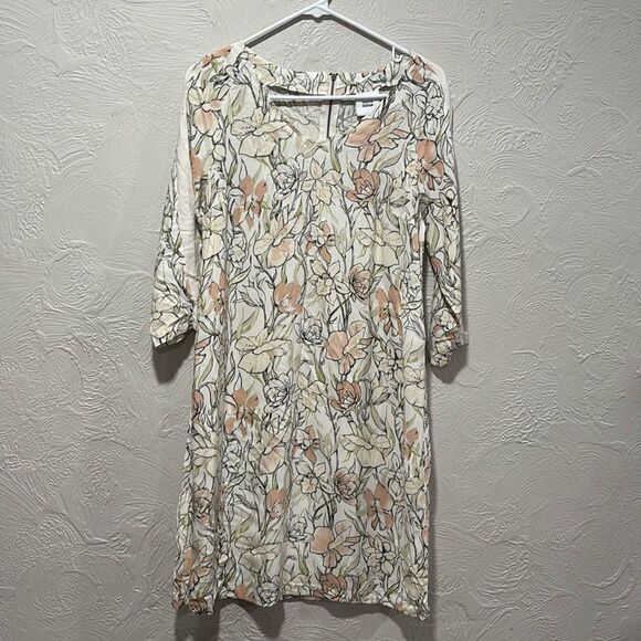 MAMA LICIOUS 3/4 Sleeve Printed Dress Size Small - Picture 1 of 7